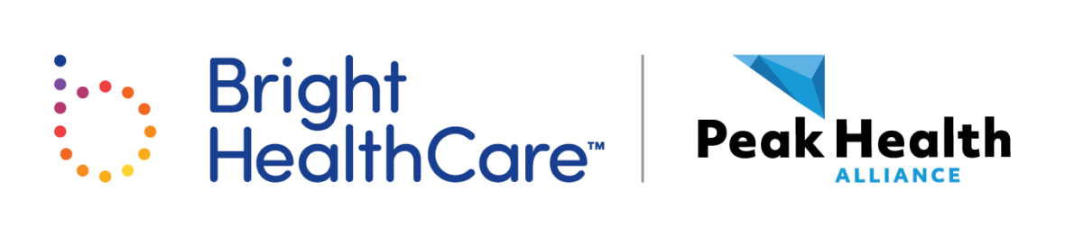 Bright Health / Peak Health Alliance Logo Lockup